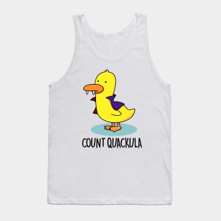 Count Duckula Cute Duck Pun Tank Top